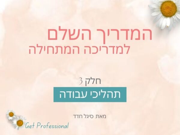 המדריך - חלק 3